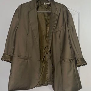 80s style single breasted blazer oversized XL